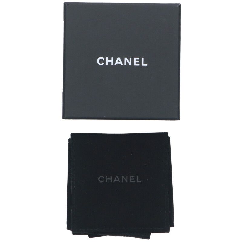 Chanel B19P Coco Mark Chain Leather Brooch Men's