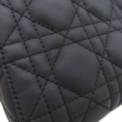 Christian Dior 2way Bag Lady Dior Mini Ultra Matte Calf Black Matte Black