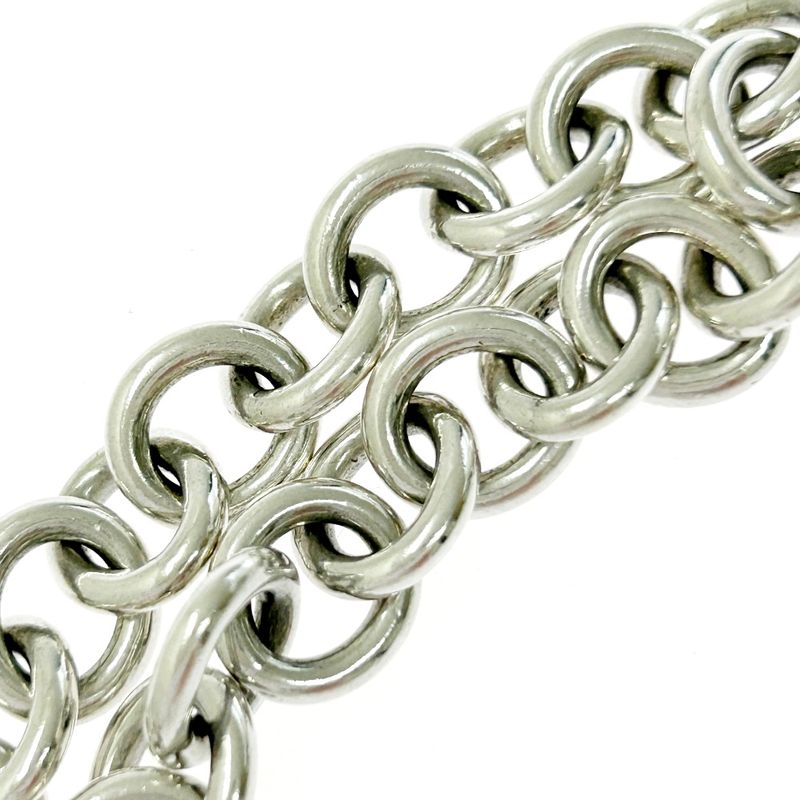 Tiffany & Co Tiffany & Co Silver Heart Tag Bracelet 33.7g 925 Engraved 408057