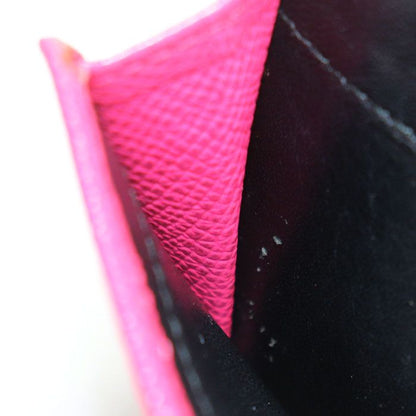 Bvlgari Trifold Wallet Pink 289063 Women's Pre-owned