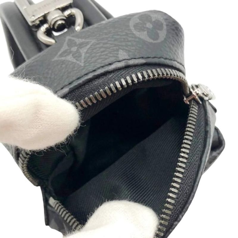 Louis Vuitton Bag Charm Bijoux Sac Backpack M61964 Monogram Eclipse Black