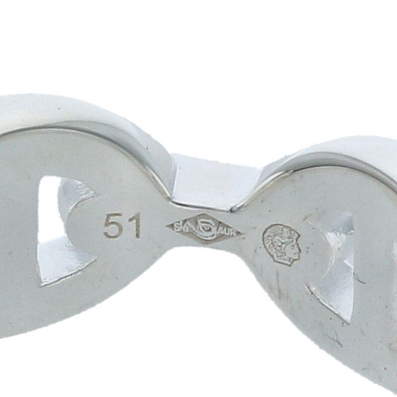 Hermes Chaine D'ancre Enchainee PM Chaine D'ancre Enchainee PM Silver Ring