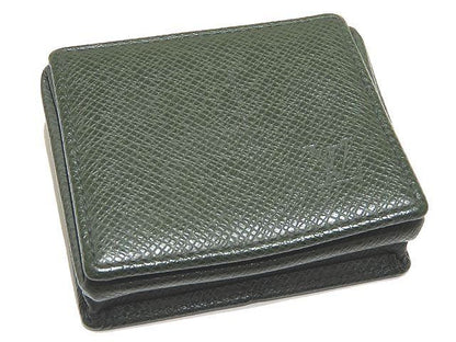 Louis Vuitton Coin Case Taiga Epi Cair Greenish M30384 Portmonnaie Boite Coin