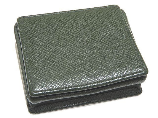 Louis Vuitton Coin Case Taiga Epi Cair Greenish M30384 Portmonnaie Boite Coin