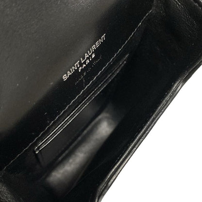 Saint Laurent Paris Shoulder Bag Solferino Mini Bag 753963 Black Leather