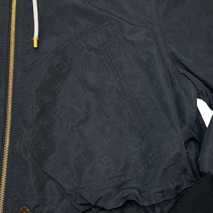 Louis Vuitton Monogram Outer Hoodie Jacket Black