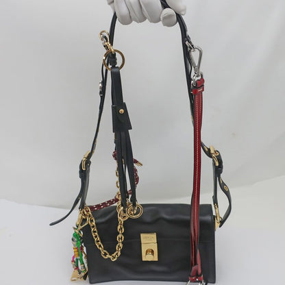 Prada Soft Sound Small Leather Shoulder Bag With Prada Charm 1bd379