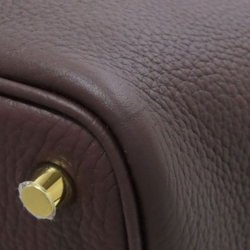 Hermes Picotin Lock PM Gold Hardware Handbag Taurillon Women