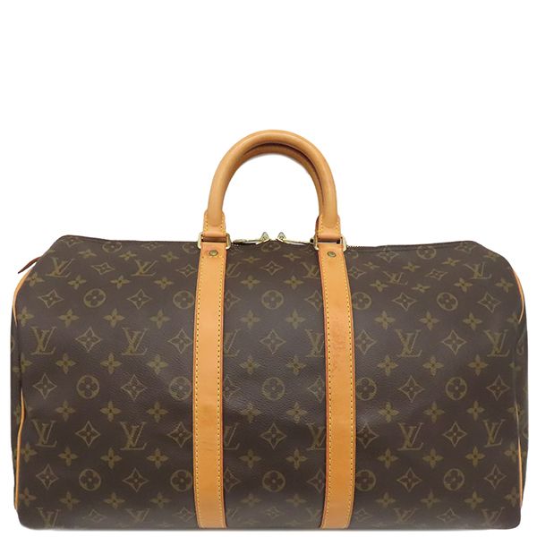 Louis Vuitton Boston Bag Keepall 45 Monogram Canvas Monogram Gold Hardware