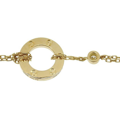 Cartier Love Circle 2P Diamond Bracelet 18K Yellow Gold 750 Yellow Gold With
