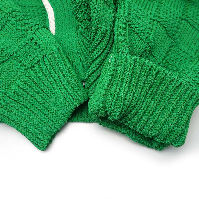 Bottega Veneta Interciato Cardigan 701816 M Green