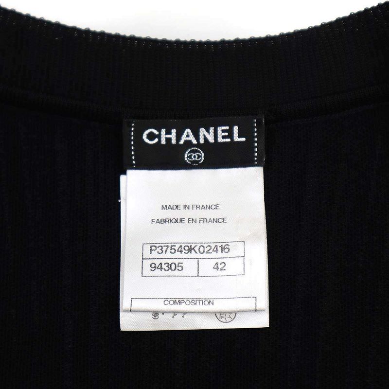 Chanel Sleeveless Dress P37549k02416 Black 42