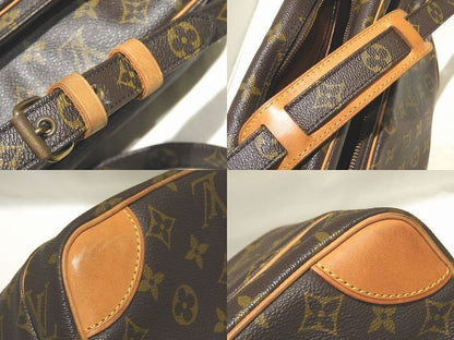 Louis Vuitton Nile Shoulder Bag M45244 Monogram Crossbody Pocket Th0910 Brown
