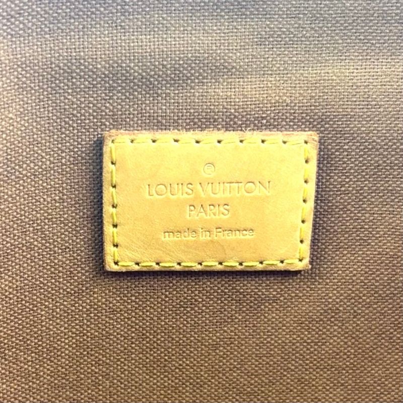 Louis Vuitton Cabas Bobol Damier Ebene Damier Ebene Leather × PVC Brown Tote