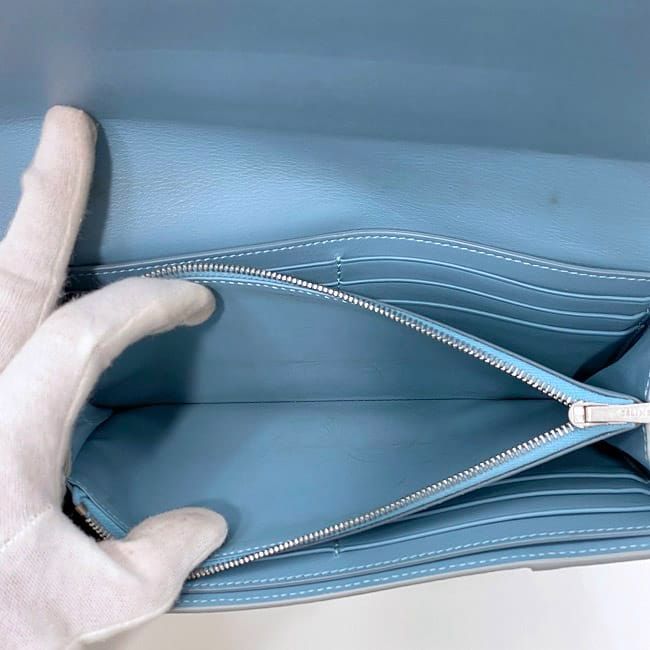 Celine Bifold Long Wallet Large Flap Multifunction