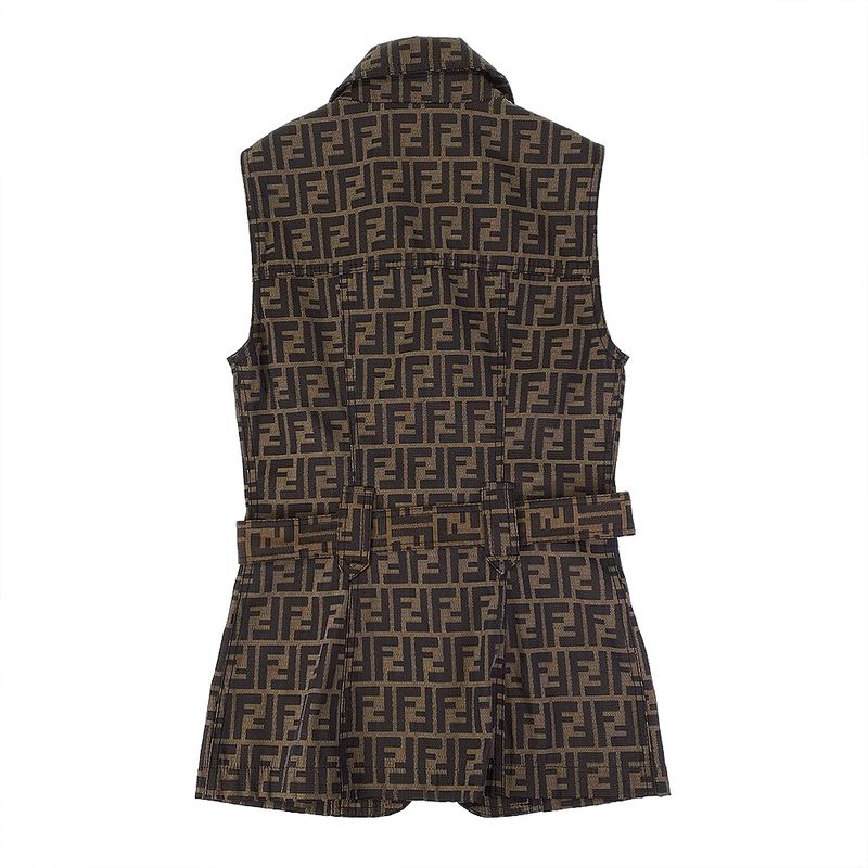 Fendi Zucca Pattern Size 40 Vest