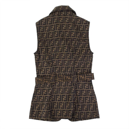 Fendi Zucca Pattern Size 40 Vest
