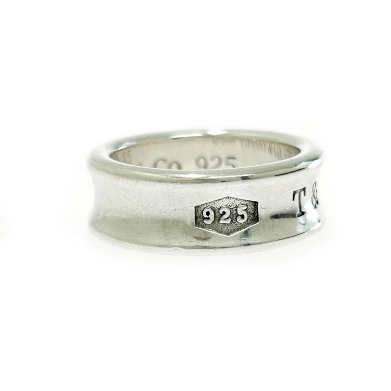 Tiffany & Co Silver 1837 Narrow Ring 7.0g 925 Engraved 487472 Ring