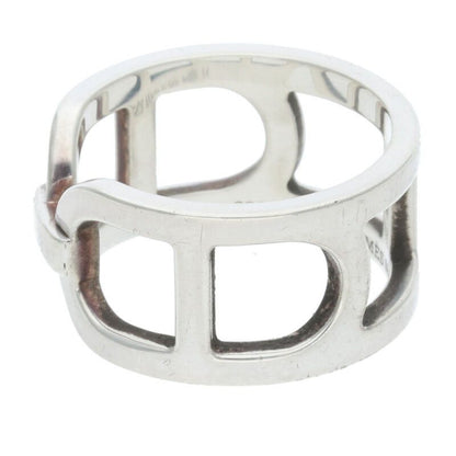 Hermes Ever Chaine D'ancre MM Silver Ring Men's 54 14