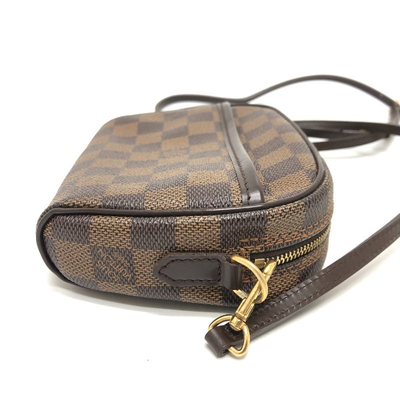 Louis Vuitton Shoulder Bag Pochette Ipanema N51296 Damier Canvas Ebène Brown