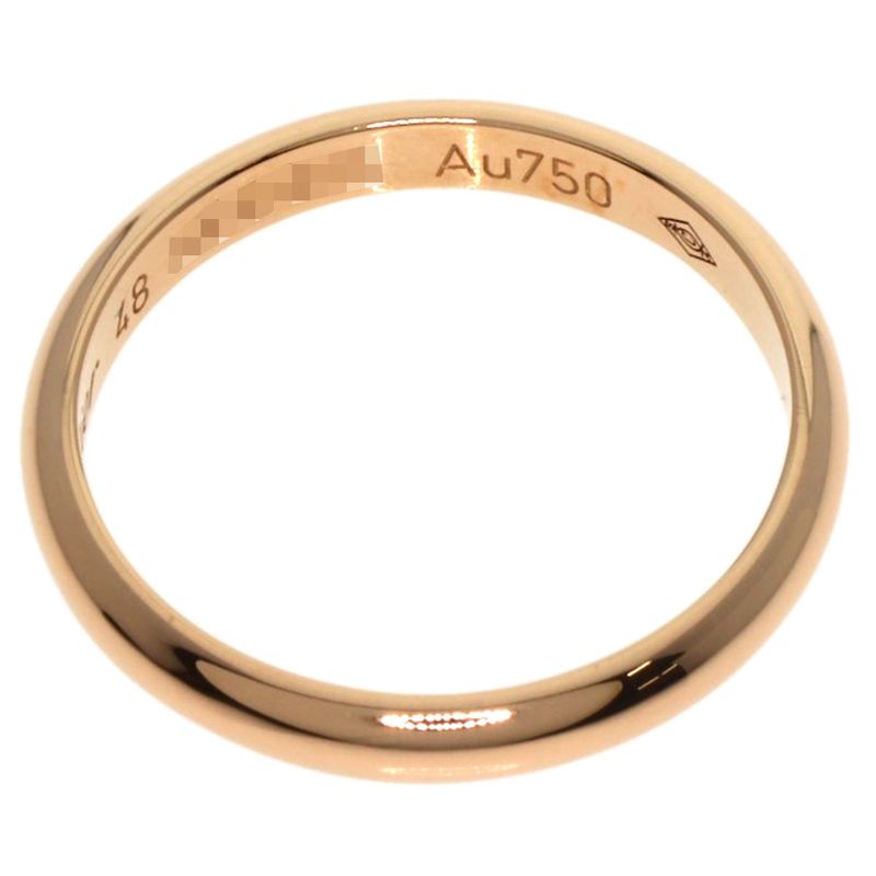 Cartier Classic Wedding #48 Ring - 18K Pink Gold Ladies