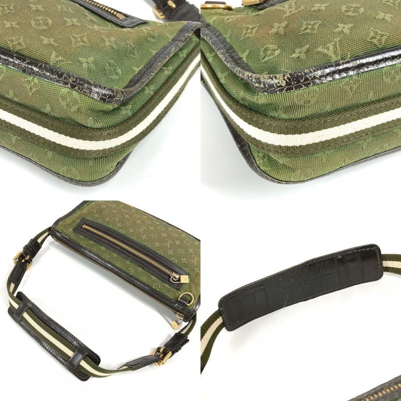 Louis Vuitton Shoulder Bag Catrine M92332 Monogram Mini Canvas Khaki