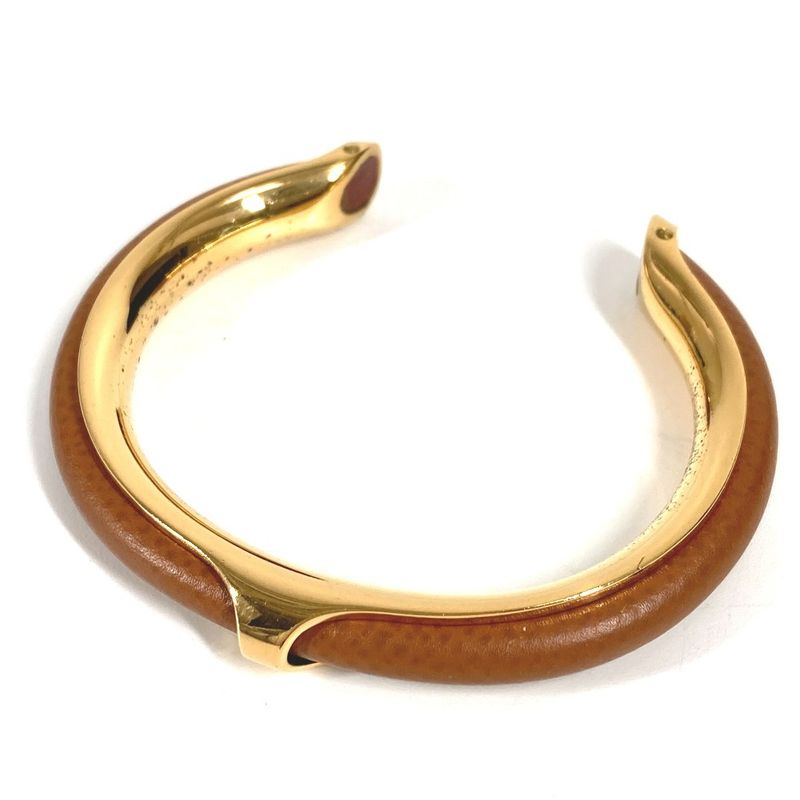 Hermes Bangle Metal Brown