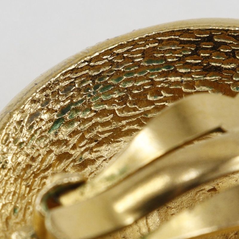 Chanel COCO MARK 31 RUE Cambon Vintage Gold Plated Ladies 30.0g Earrings