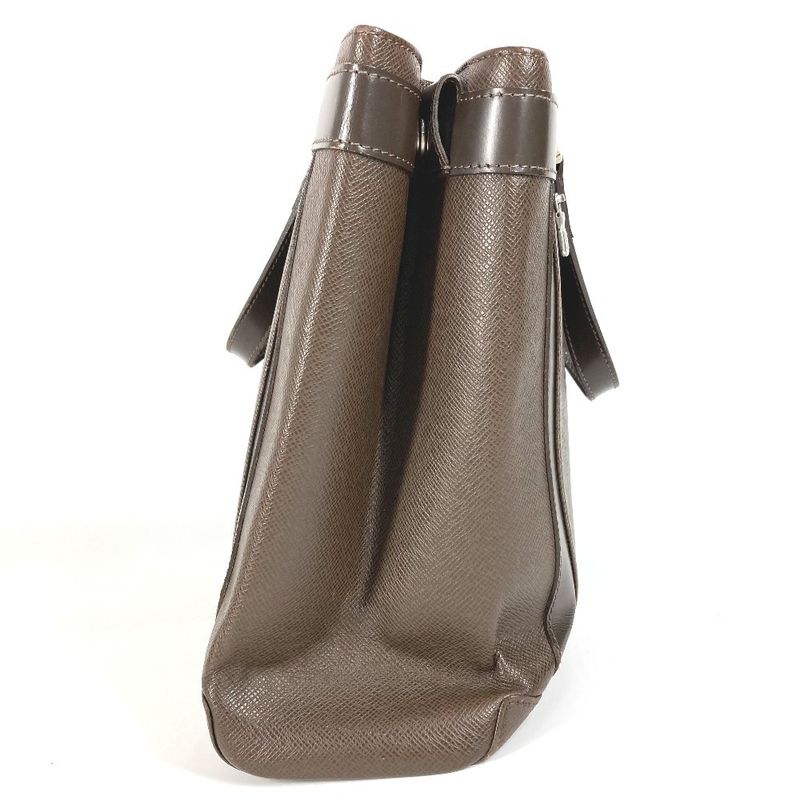 Louis Vuitton Handbag Casbek PM Casbek PM M31028 Taiga Leather Grizzly Brown