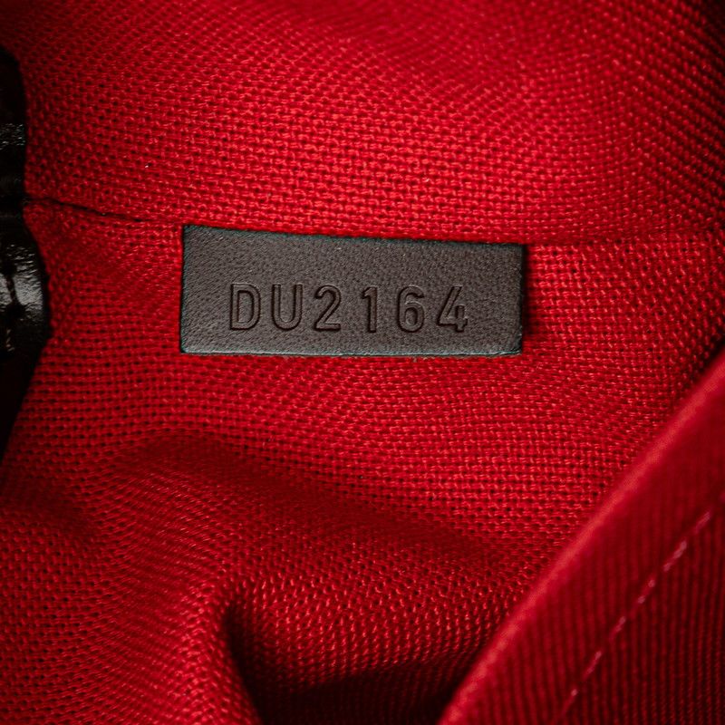 Louis Vuitton Damier Verona PM N41117 Brown PVC Leather Women Louis Vuitton