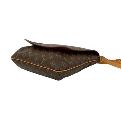 Louis Vuitton Vintage Musette Leather Shoulder Bag Pochette Sacoche Brown 63385