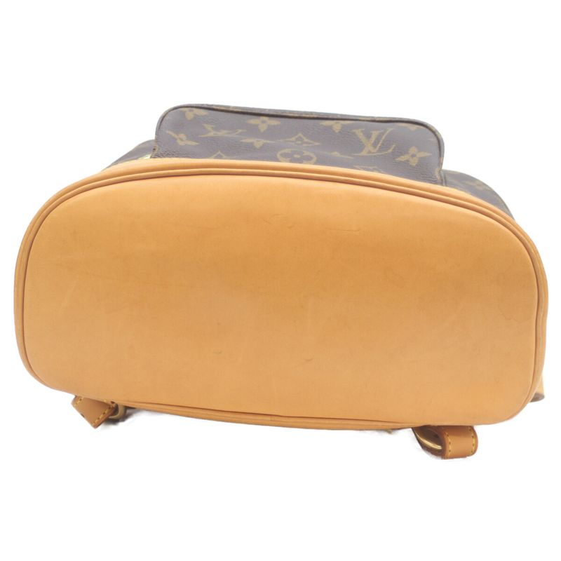 Louis Vuitton 01 M51137 Monogram Montsourispm Backpack Daypack Mini Size Brown