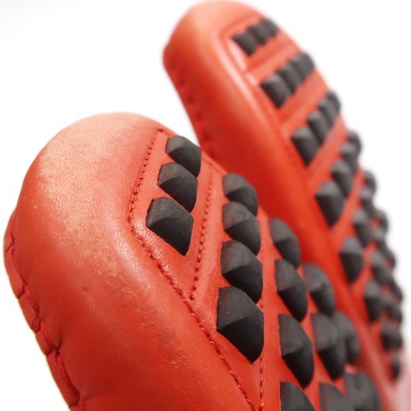 Hermes Moccasins Irving Driving Shoes #38 24.5cm (9.65in) Orange Hermes