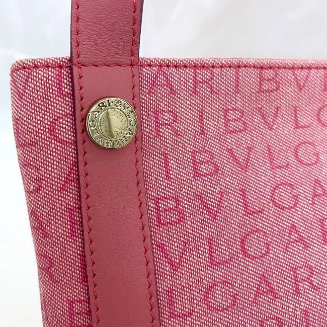 Bvlgari Shoulder Bag Pink Logomania Ec20545
