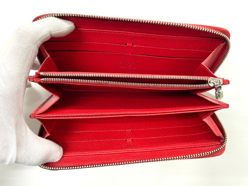 Louis Vuitton Epi Zippy Wallet Round Zip Wallet Long Wallet M61859 Coclico Red