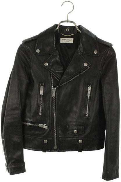 Saint Laurent Paris 369615 Y5ja2 Classic Motorcycle Rider Scuff The Jacket
