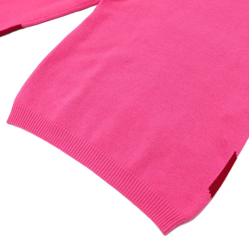 Gucci Long Sleeve Knit S Size Pink 563519 Seater 100% Wool Long Sleeve