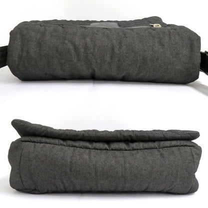 Chanel Cocococoon Messenger Bag No 14 Cotton Shoulder Bag Denim Black