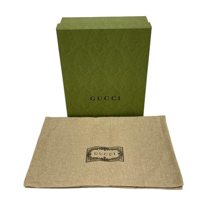 Gucci GG Supreme 703807 Beige And Dark Brown Leather