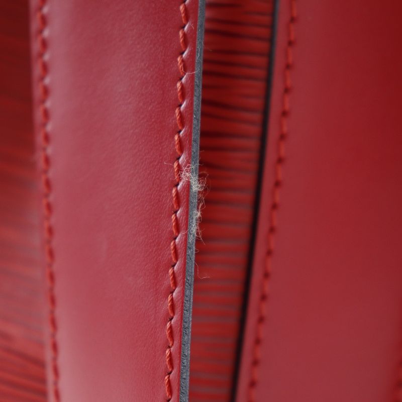 Louis Vuitton Sac Depaul M80207 Epi Leather Castilian Red Vi0917 Women's