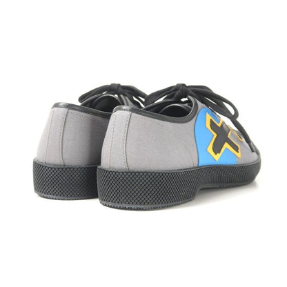 Prada Sneakers Size 5 1 2 Low Cut Rubber Wappen Leather Shoes 20250610 Ra5022