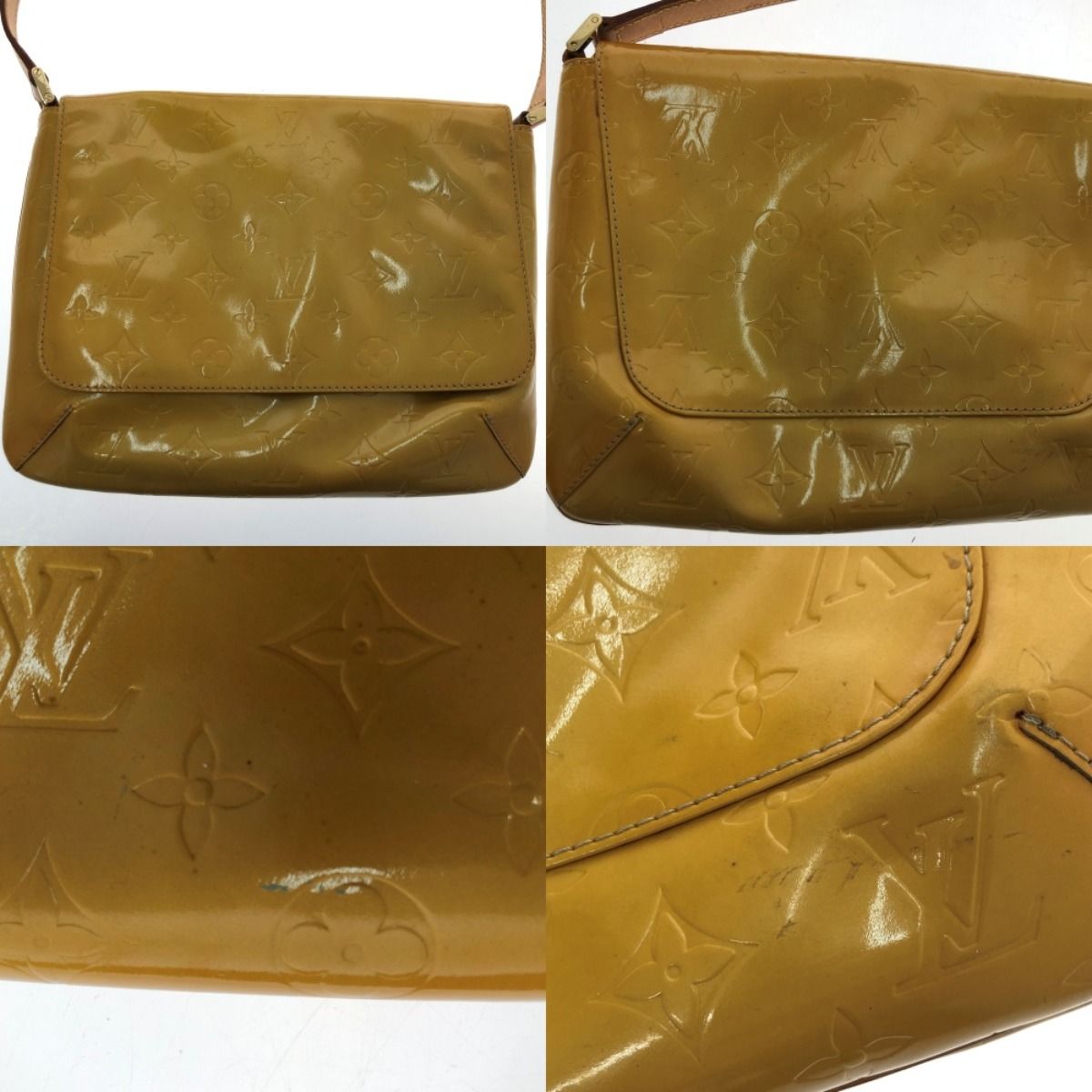 Louis Vuitton Shoulder Bag Monogram Vernis Thompson Street Enamel Calf