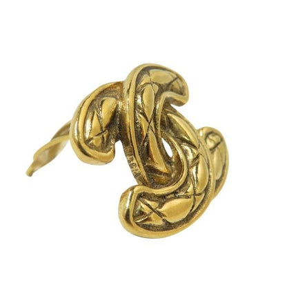 Chanel Matelasse Coco Mark One Ear Branded Accessories Earrings Ladies