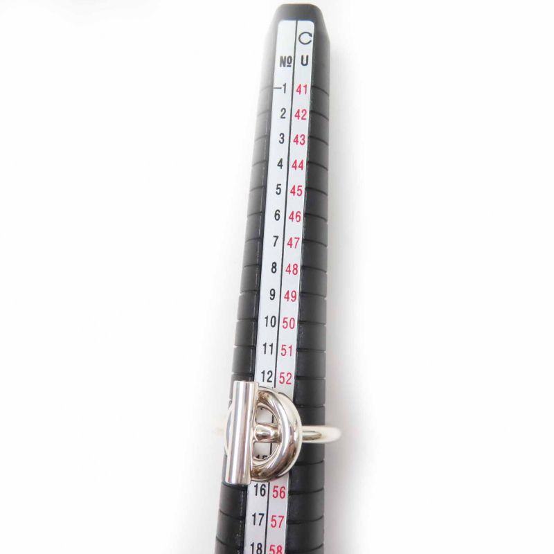 Hermes 2024 Echappee Ring - Ring Ag925 Silver #14 With Box Weight 10.1g Ladies