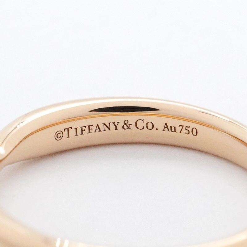 Tiffany & Co Ring Harmony 18K Pink Gold Pink Gold Size 75 Ladies