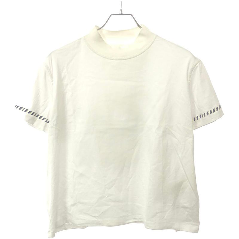 Hermes 23ss Cartouche Mock Neck T-Shirt 3e4621dl White 34