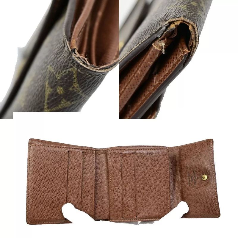 Louis Vuitton Wallet Epi Monogram Damier Key Case Bifold Wallet 39bs094