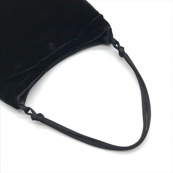 Prada Velour Hand Black Mini Bag Purse