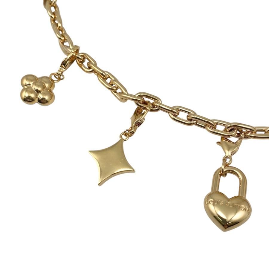 Louis Vuitton Bag Charm - LV Charm M02943 Monogram - Flower Padlock Gold Louis