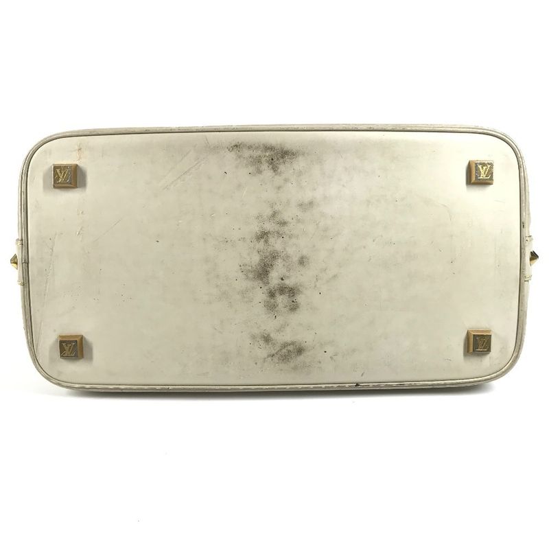 Louis Vuitton Handbag Lockit MM Lockit MM M91874 Suhari Leather Bronze White